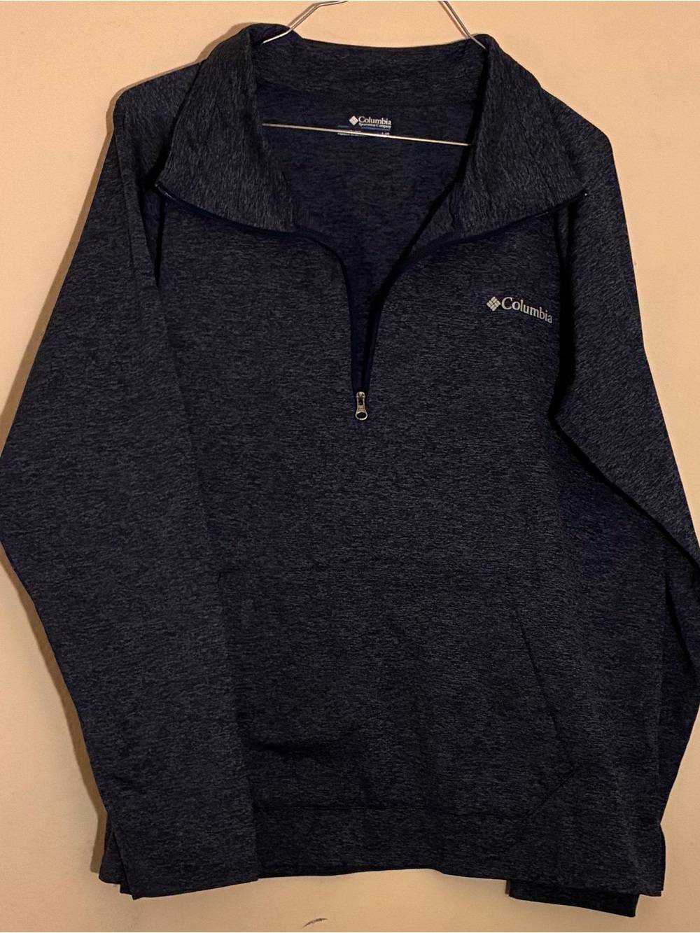 Columbia Men’s Navy Half-Zip Pullover Sweater